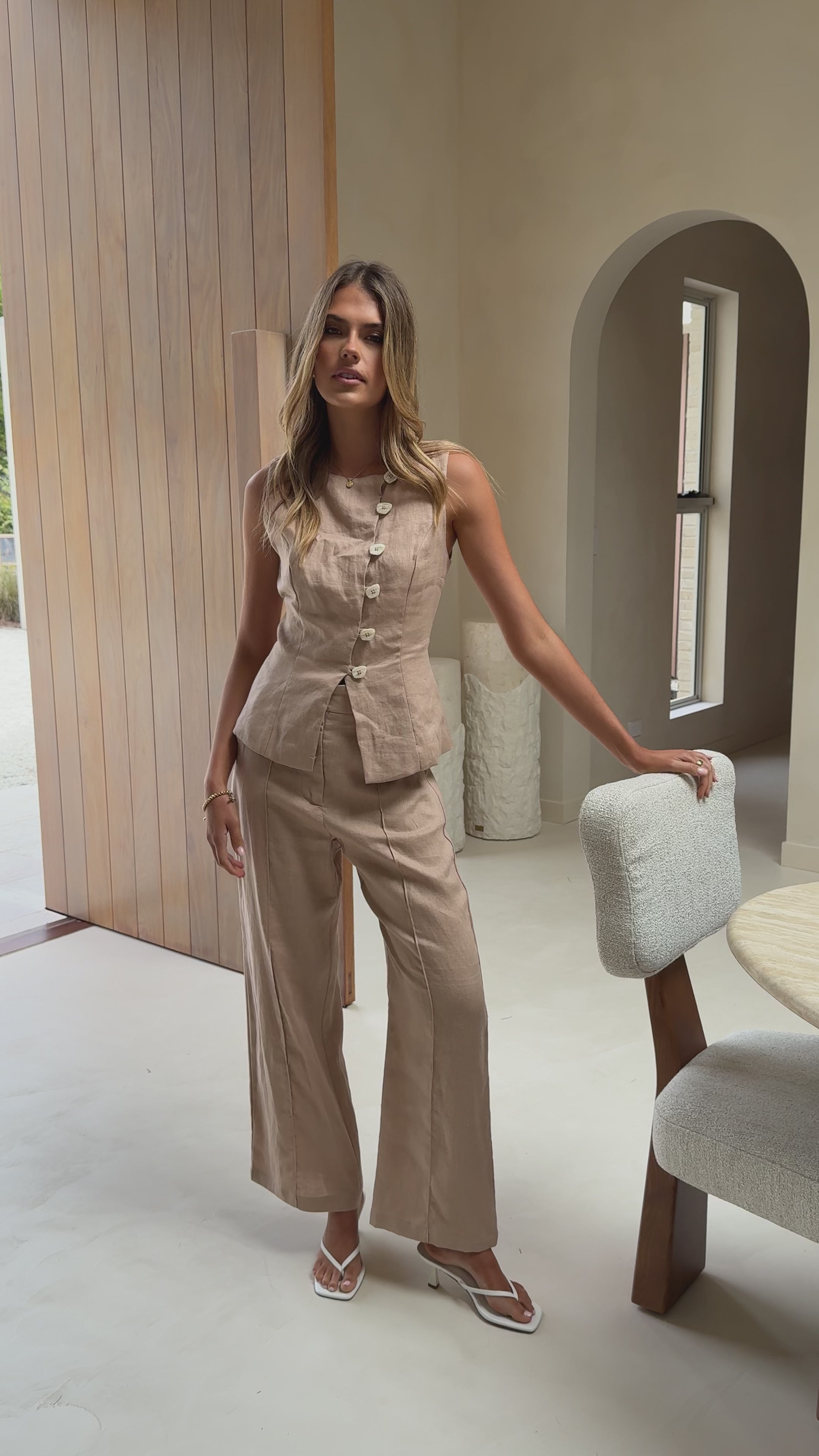 Darva Pants - Taupe