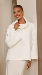 Jacques Knitted Jumper - White