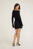 Off Shoulder Crepe Mini Dress