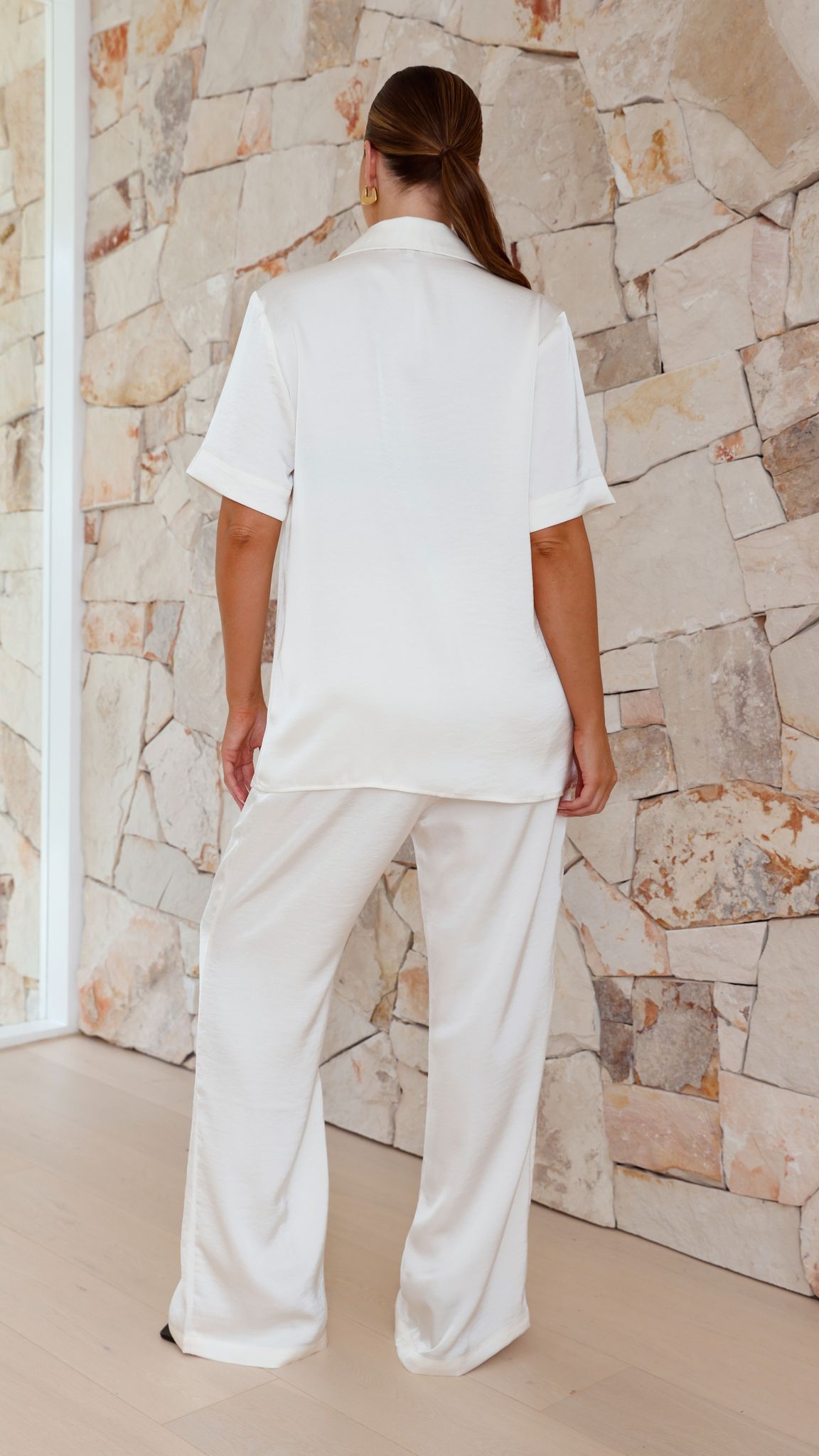 Imogen Button Shirt - Cream