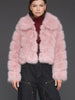 Luxe Faux-Fur Paneled Coat