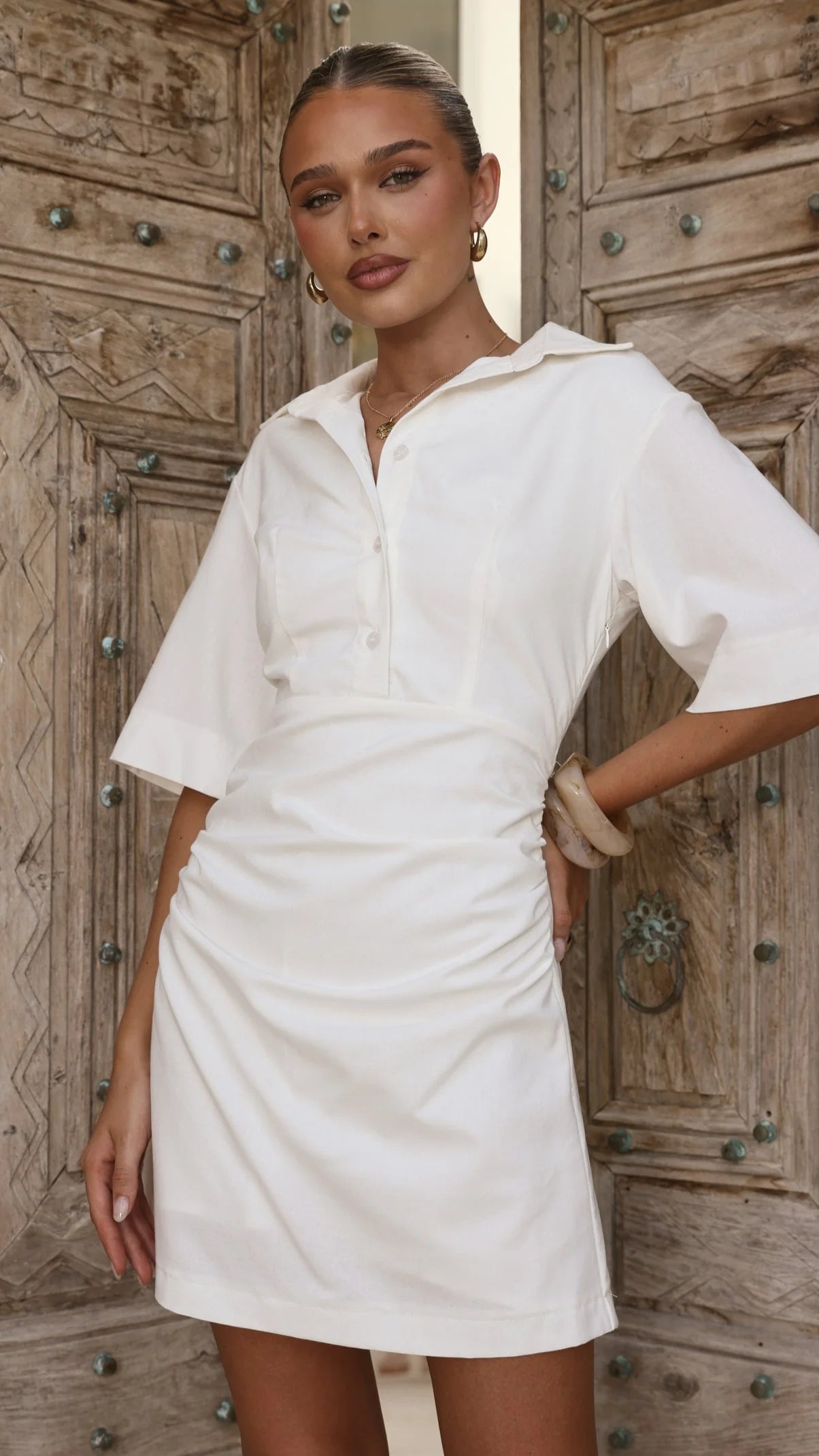 Sydney Mini Dress - White