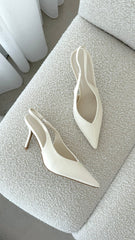 Kendra Heel - White Shine