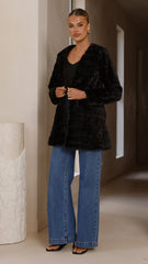 Tully Longline Jacket - Black