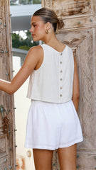 Leila Shorts - White