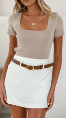 Jessica Skort - White