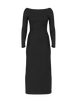 SoSleek™ Long-Sleeve Low-Back Maxi Dress
