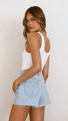 Rollas Mirage Short - Nina Blue Organic