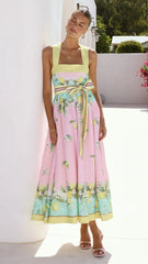 Velma Maxi Dress - Rosé Lemonade