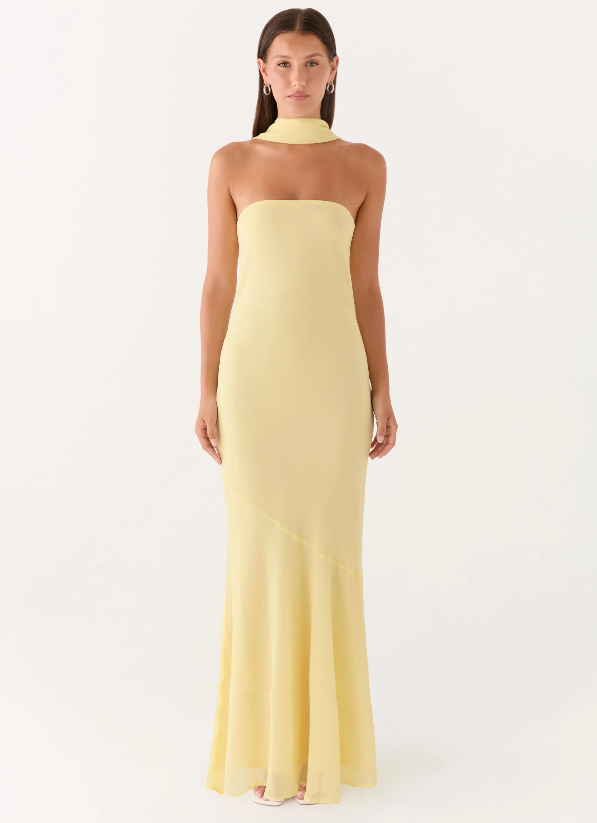 Under The Pagoda Maxi Dress - Yellow