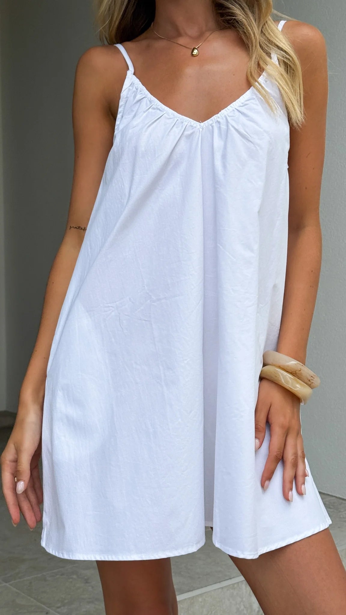 Rainie Mini Dress - White