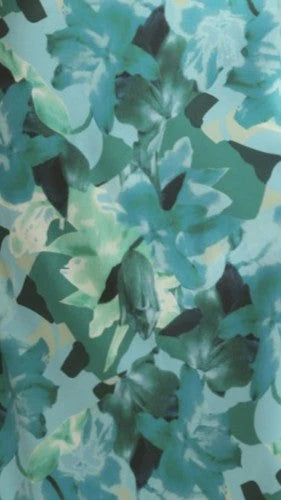 Oralia Maxi Dress - Dark Green Floral